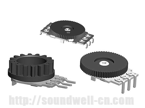 RC08 thumb-wheel rotary potentiometer