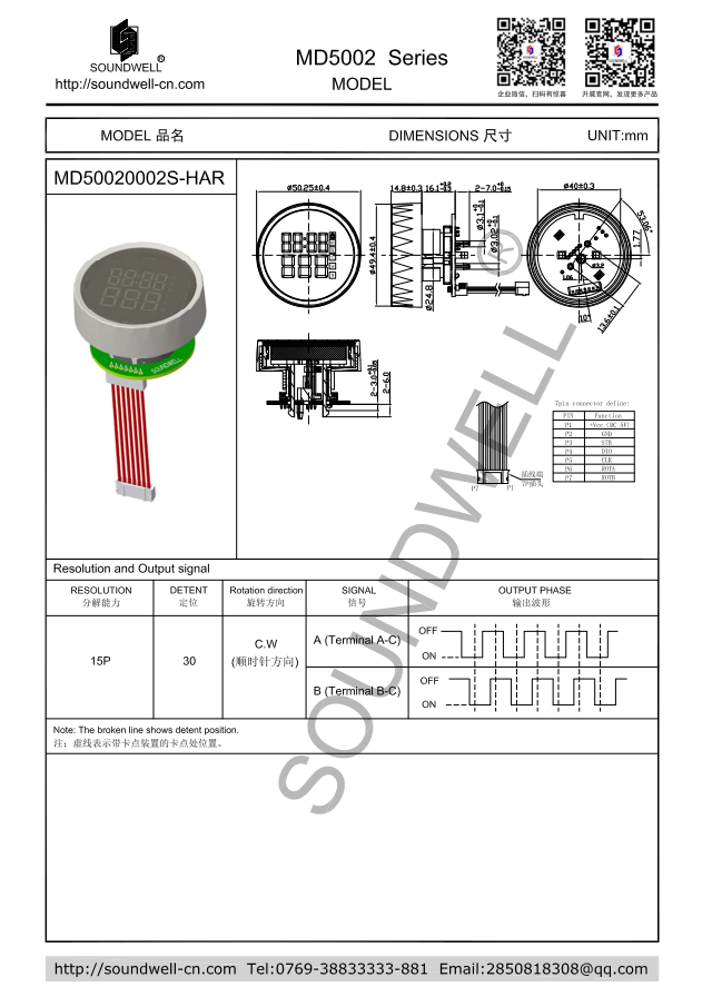 MD5002編碼器模組規(guī)格書